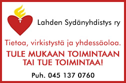 Lahden Sydänyhdistys ry logo
